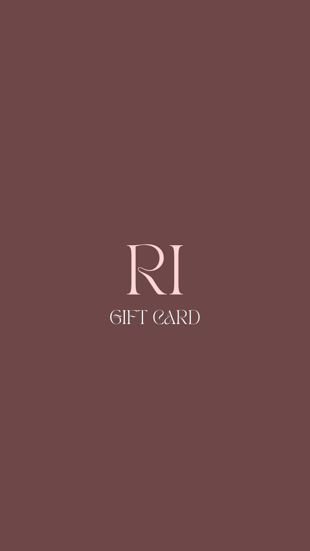 GIFT CARD