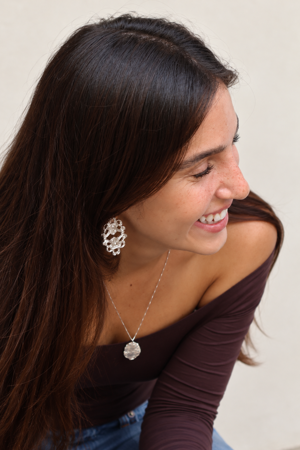 RIA SILVER EARRINGS