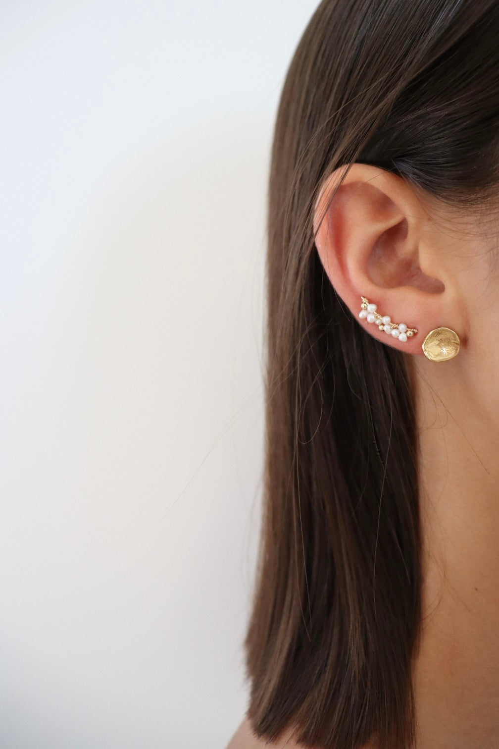 CLIMBER GOLD EARRINGS