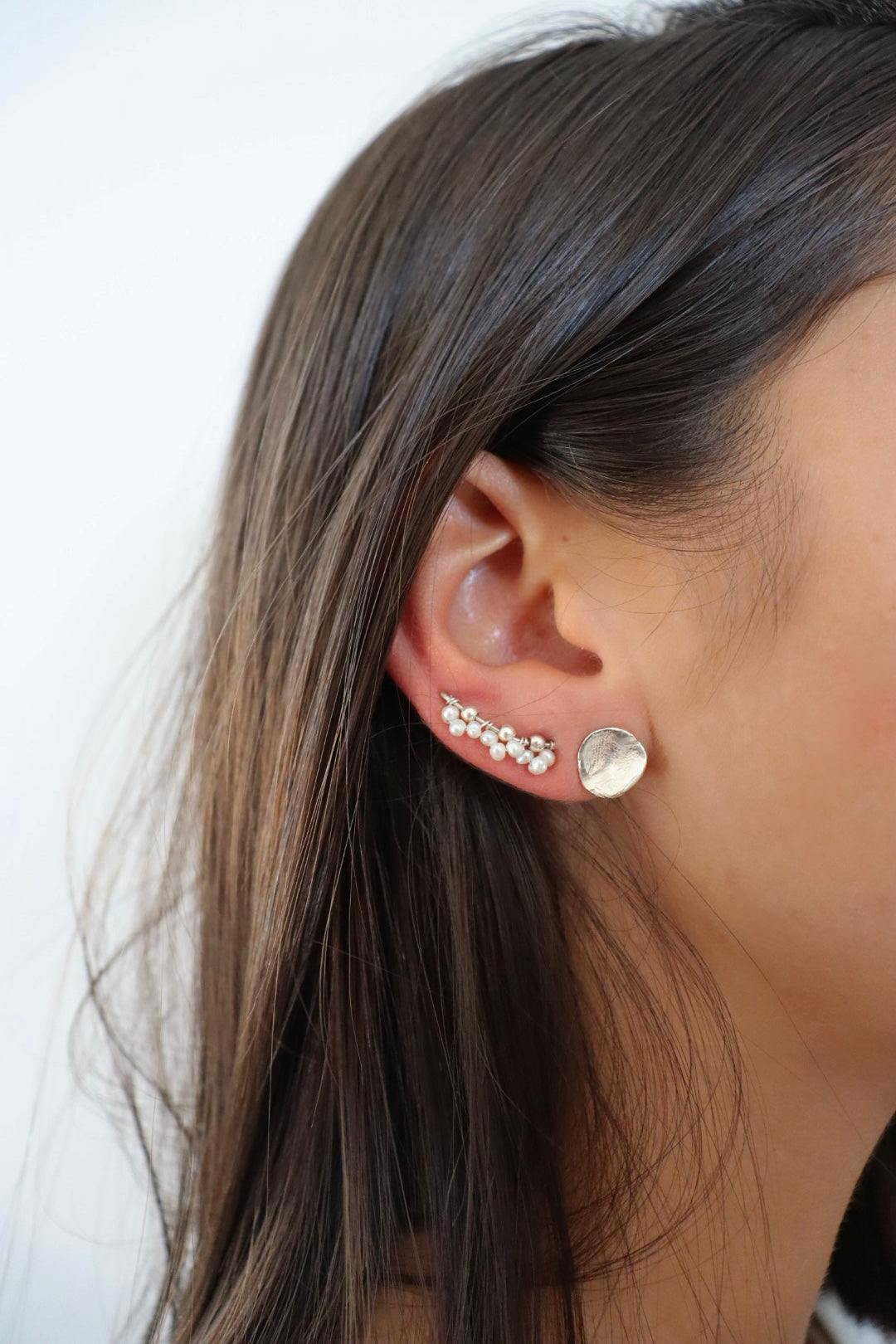 CLIMBER SILVER EARRINGS