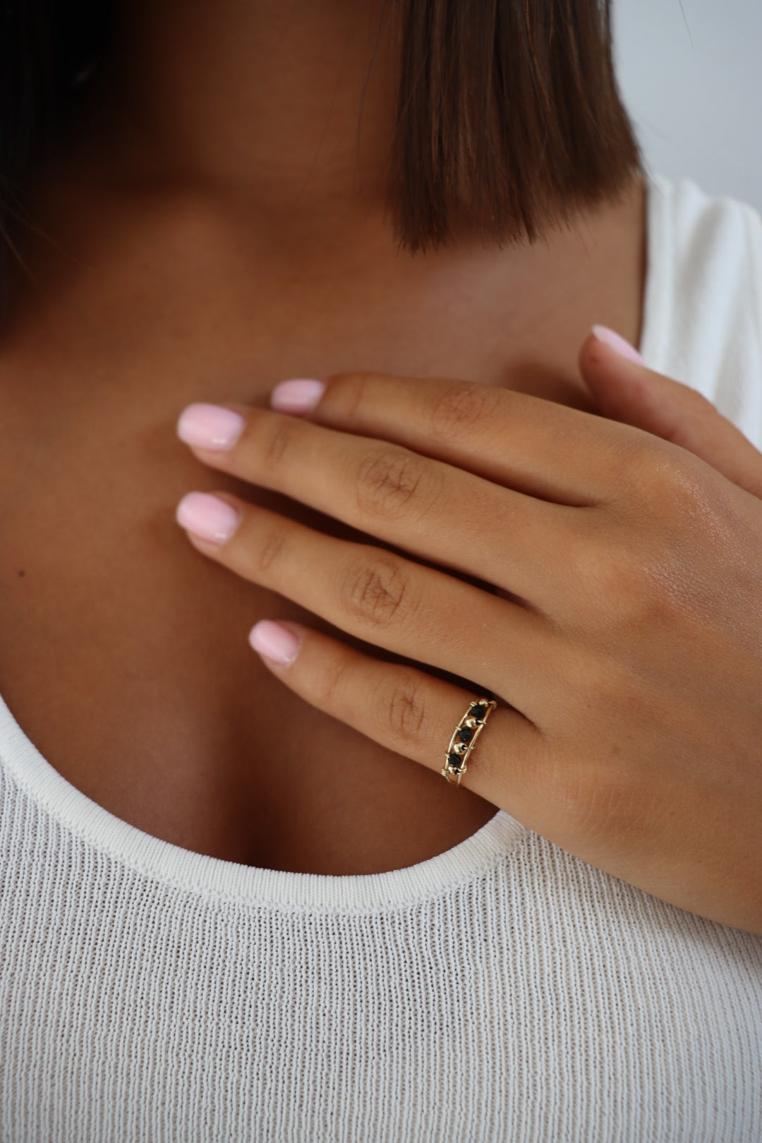 LORA ONYX RING