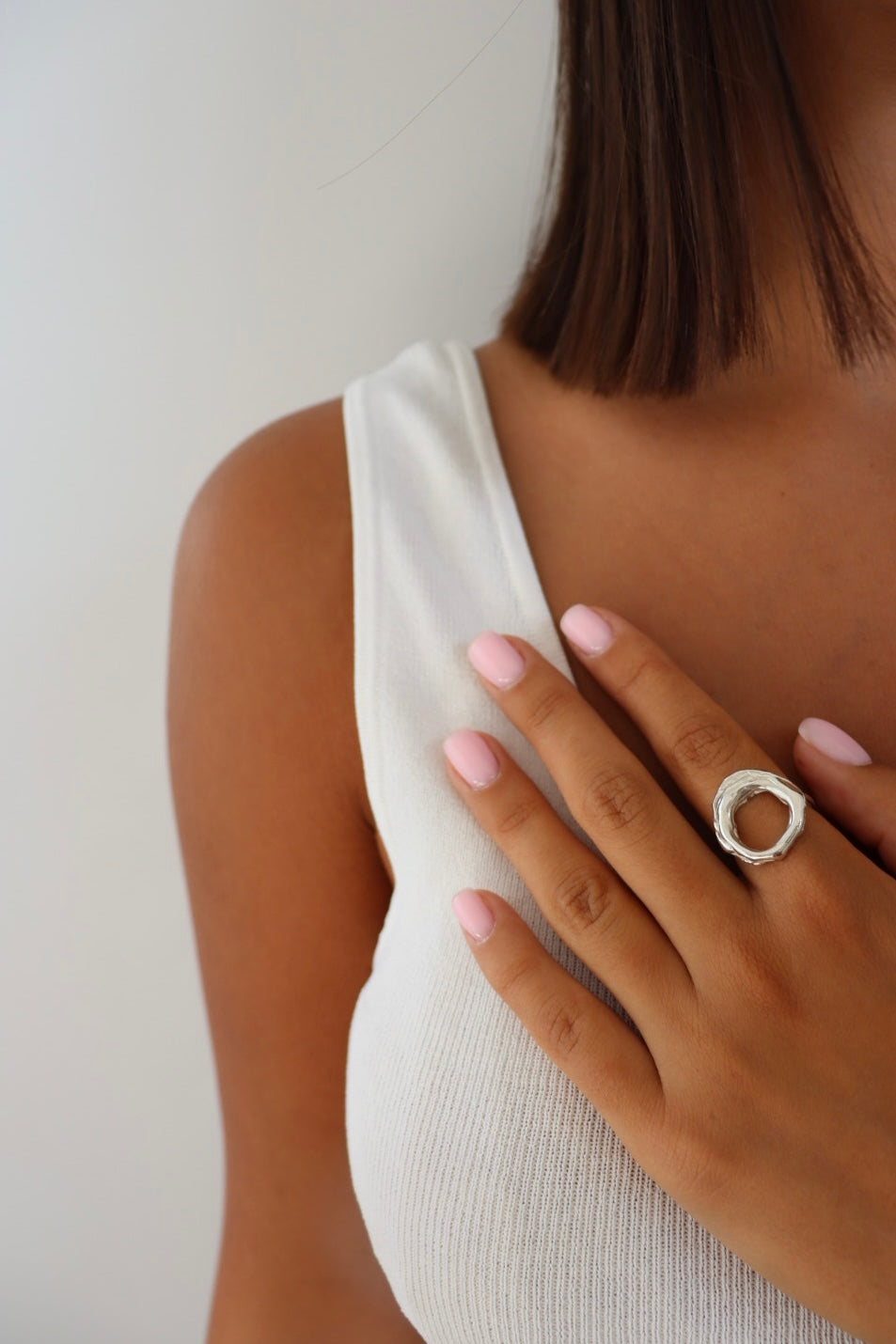 AURA SILVER RING