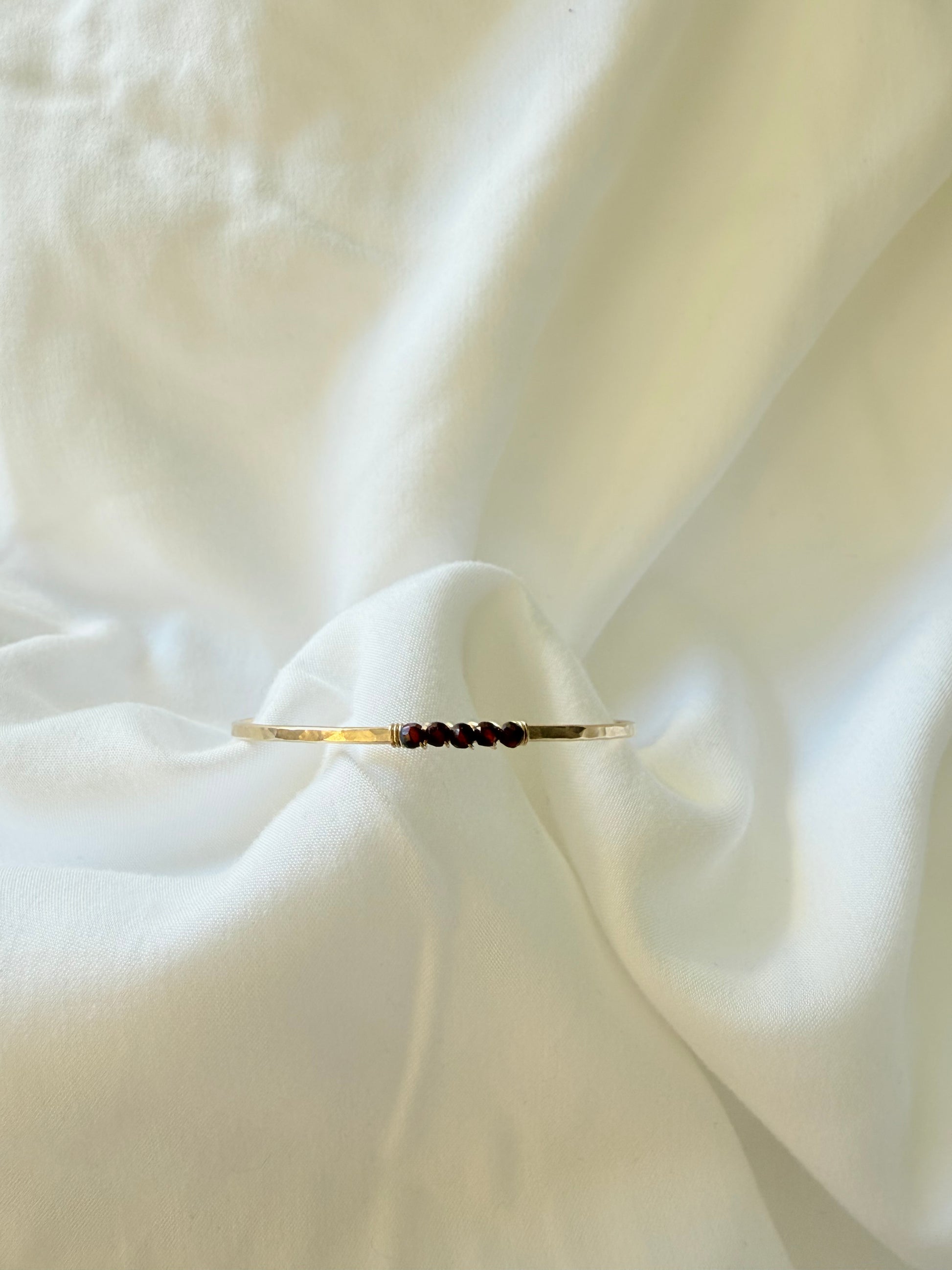 LANI GARNET BRACELET