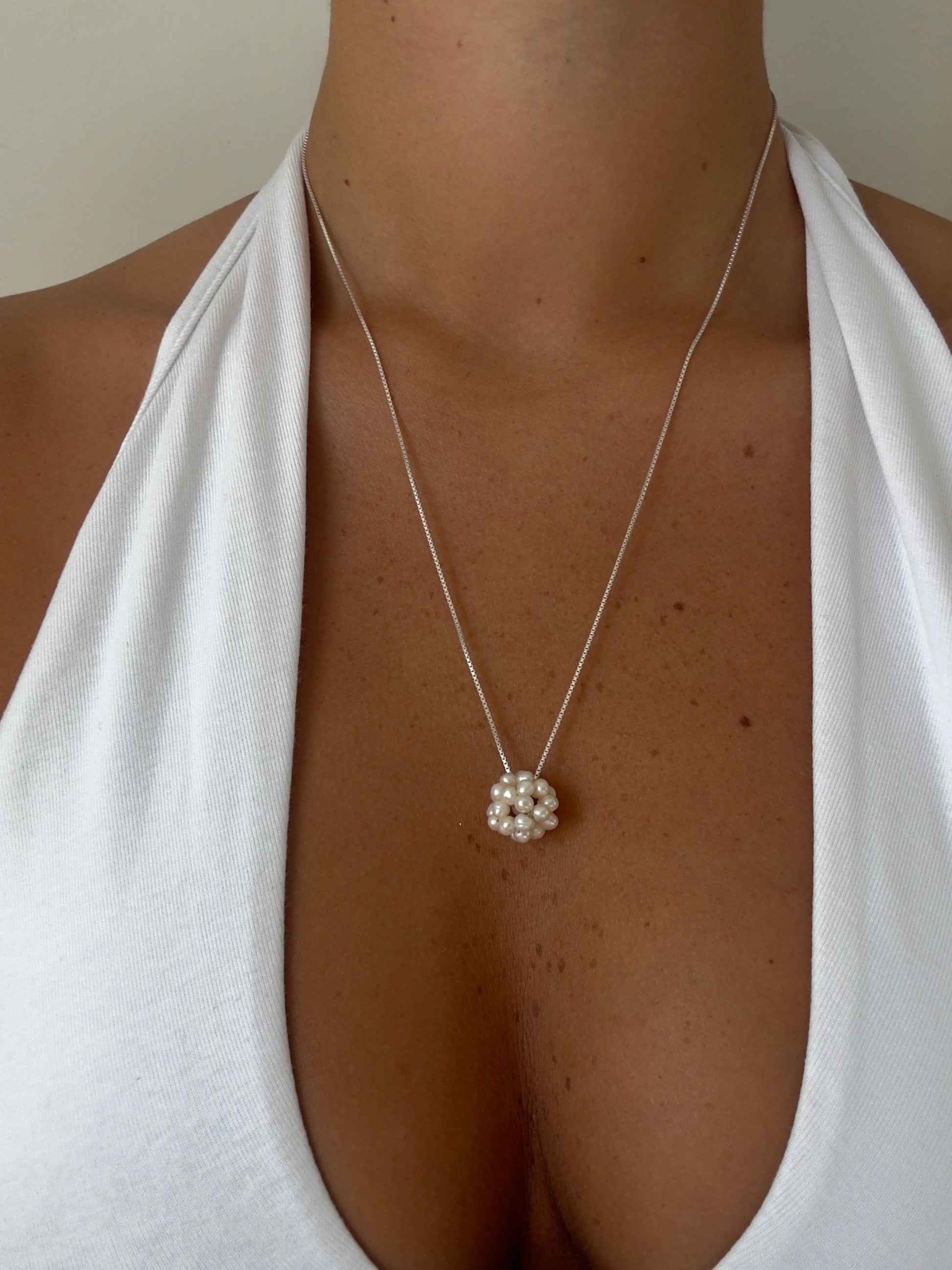 ATARA SILVER NECKLACE