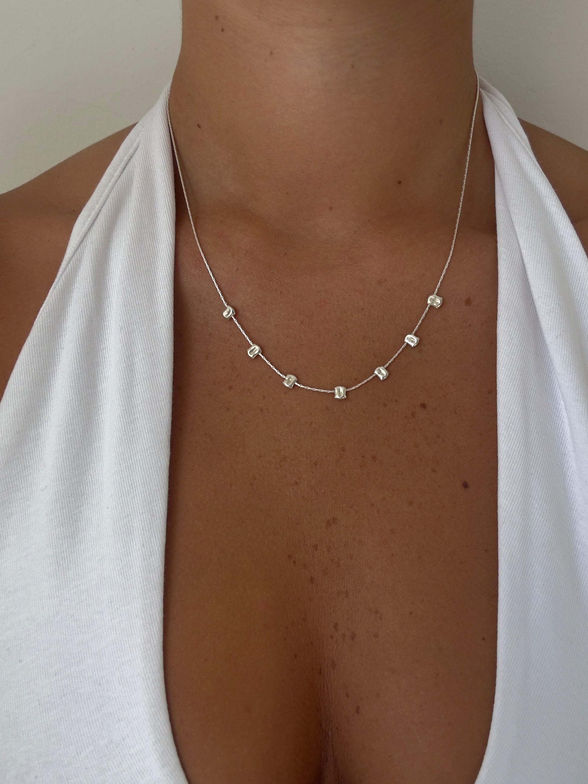 DANI SILVER NECKLACE