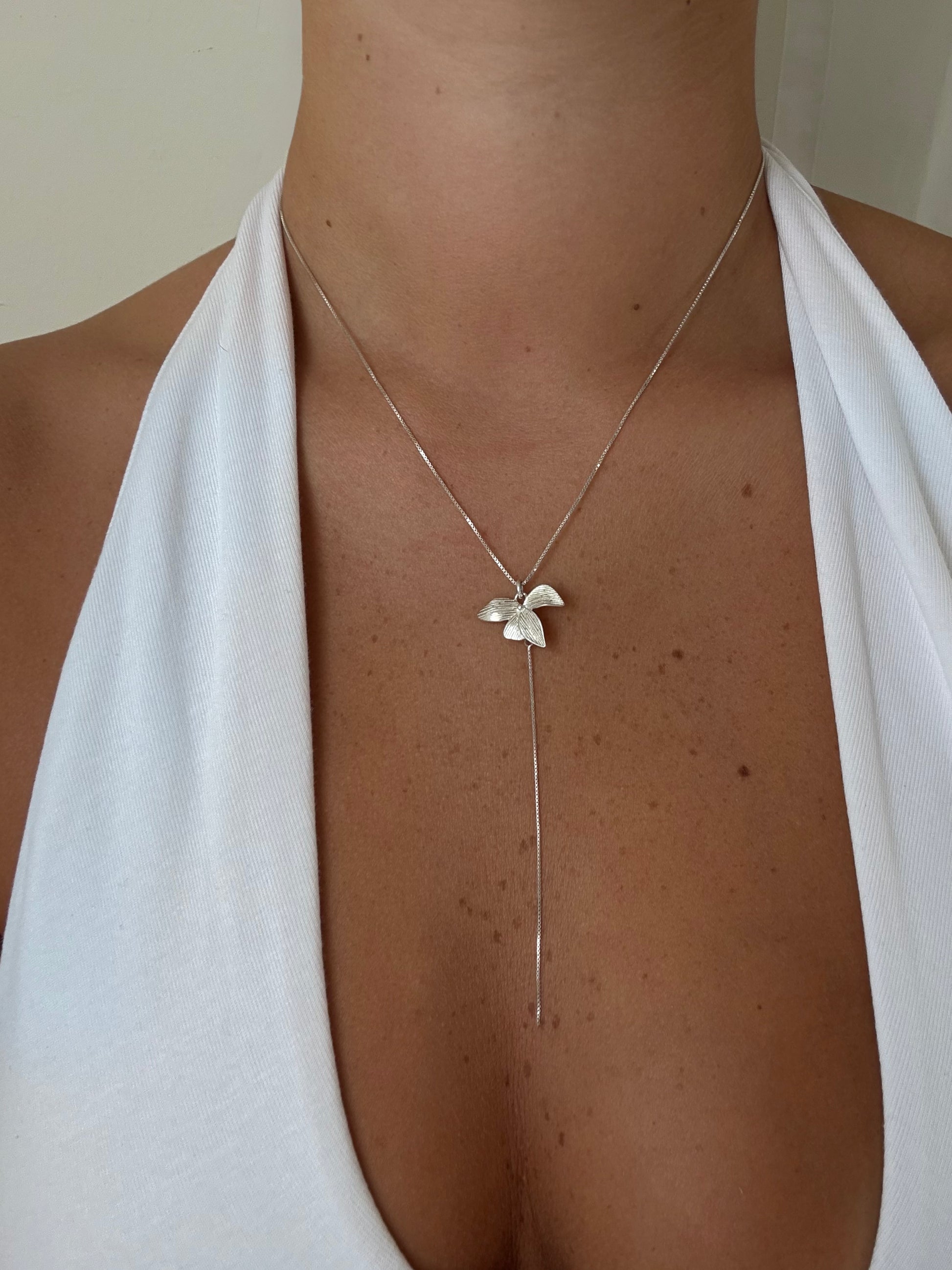SIENA SILVER NECKLACE