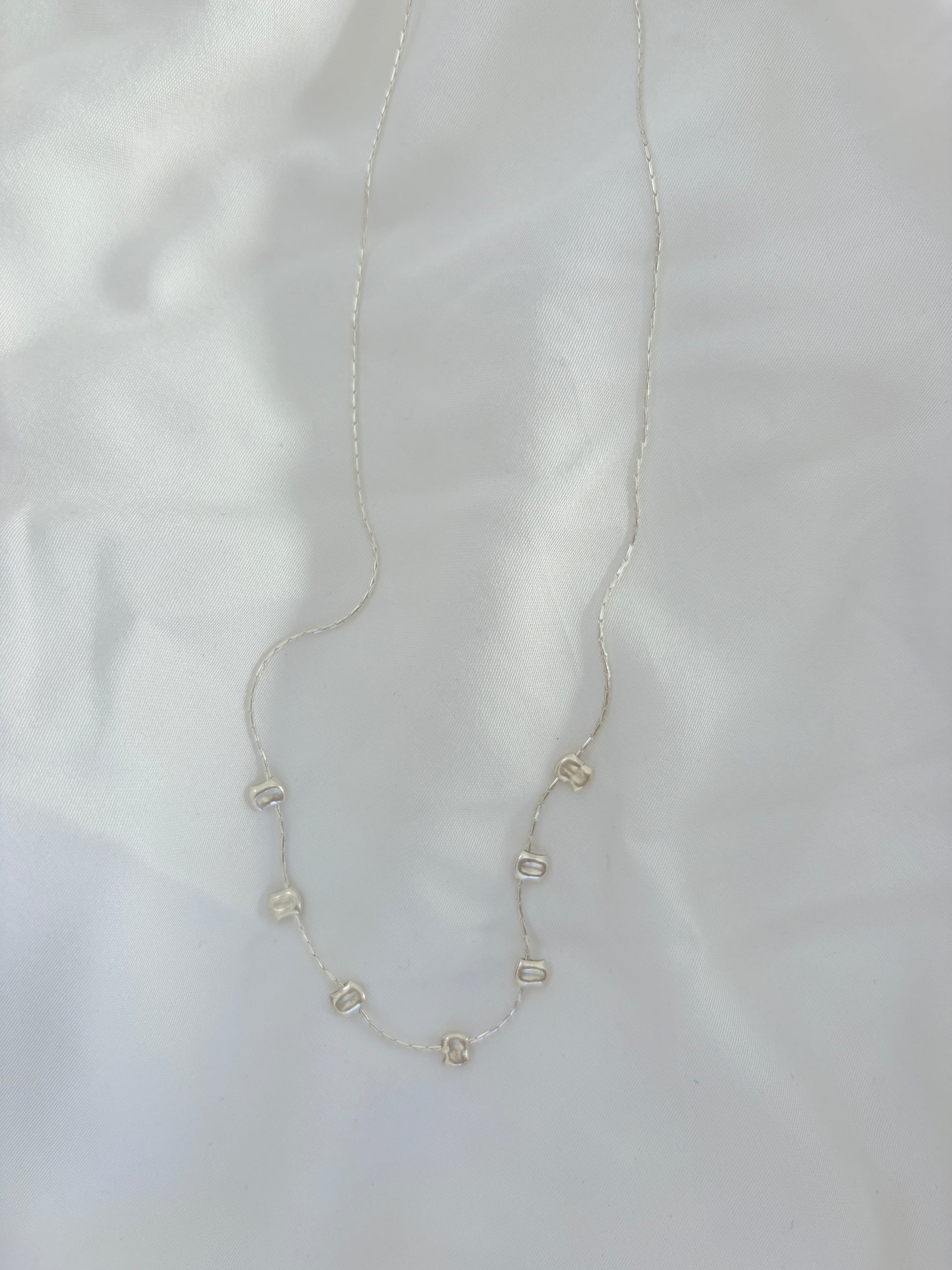 DANI SILVER NECKLACE