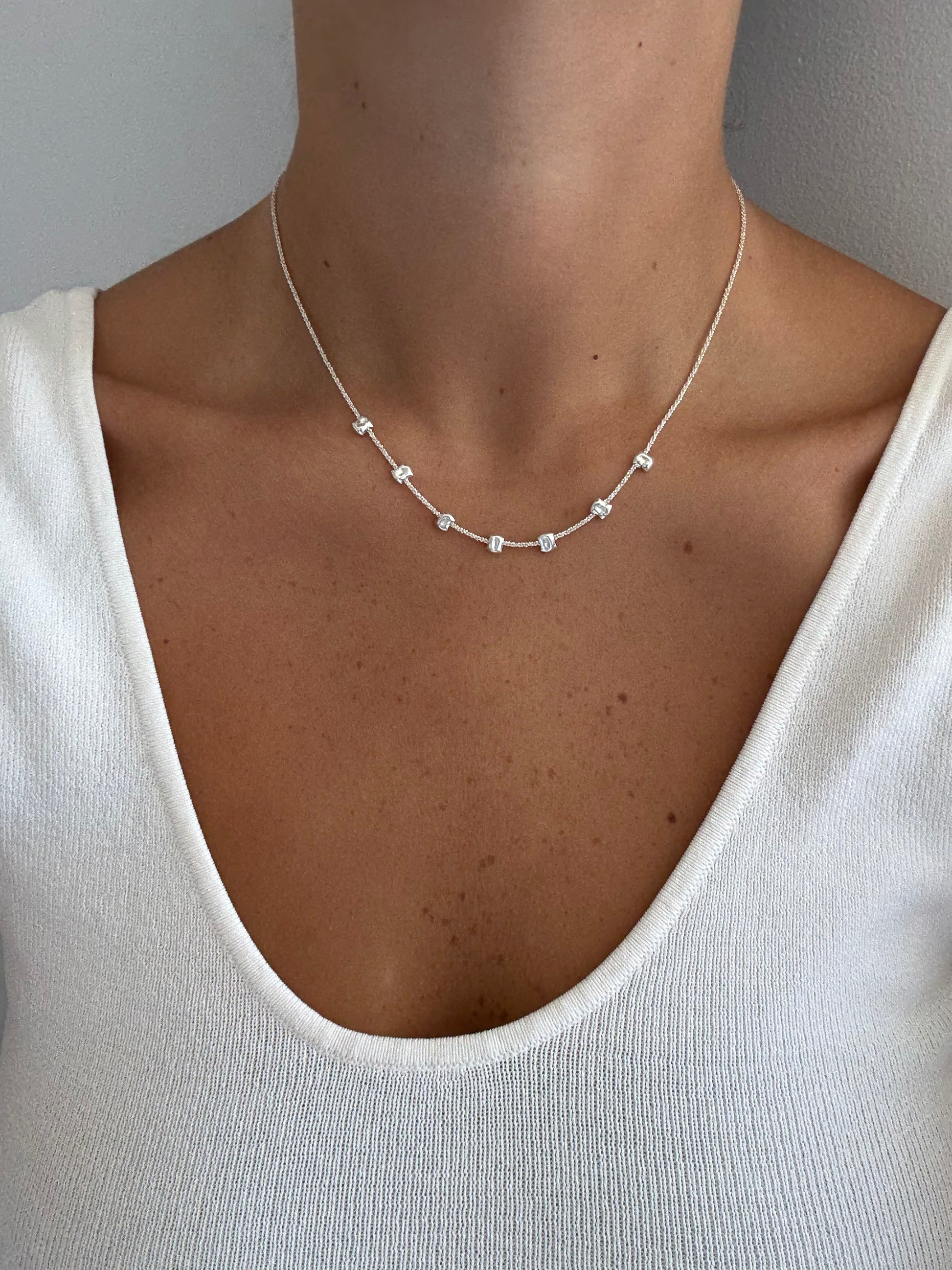NOLA SILVER NECKLACE