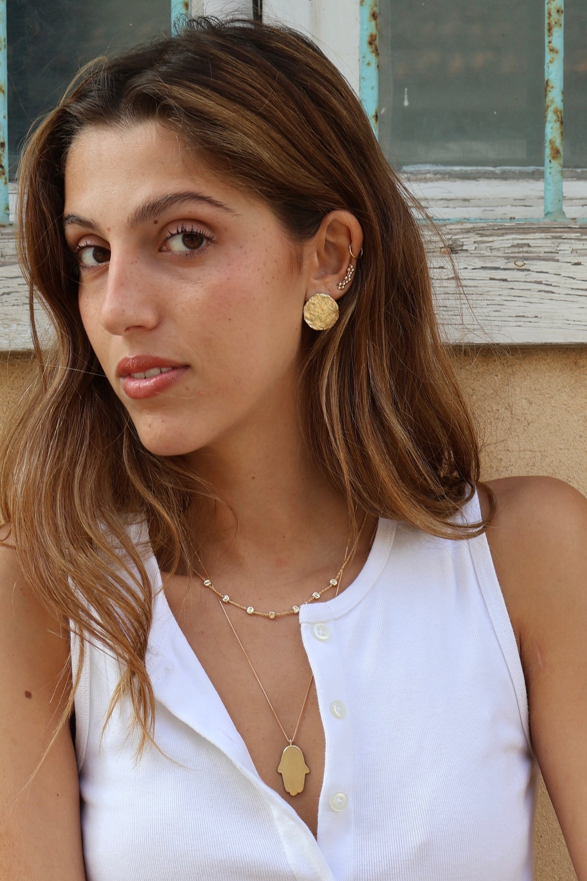 MONA GOLD EARRINGS