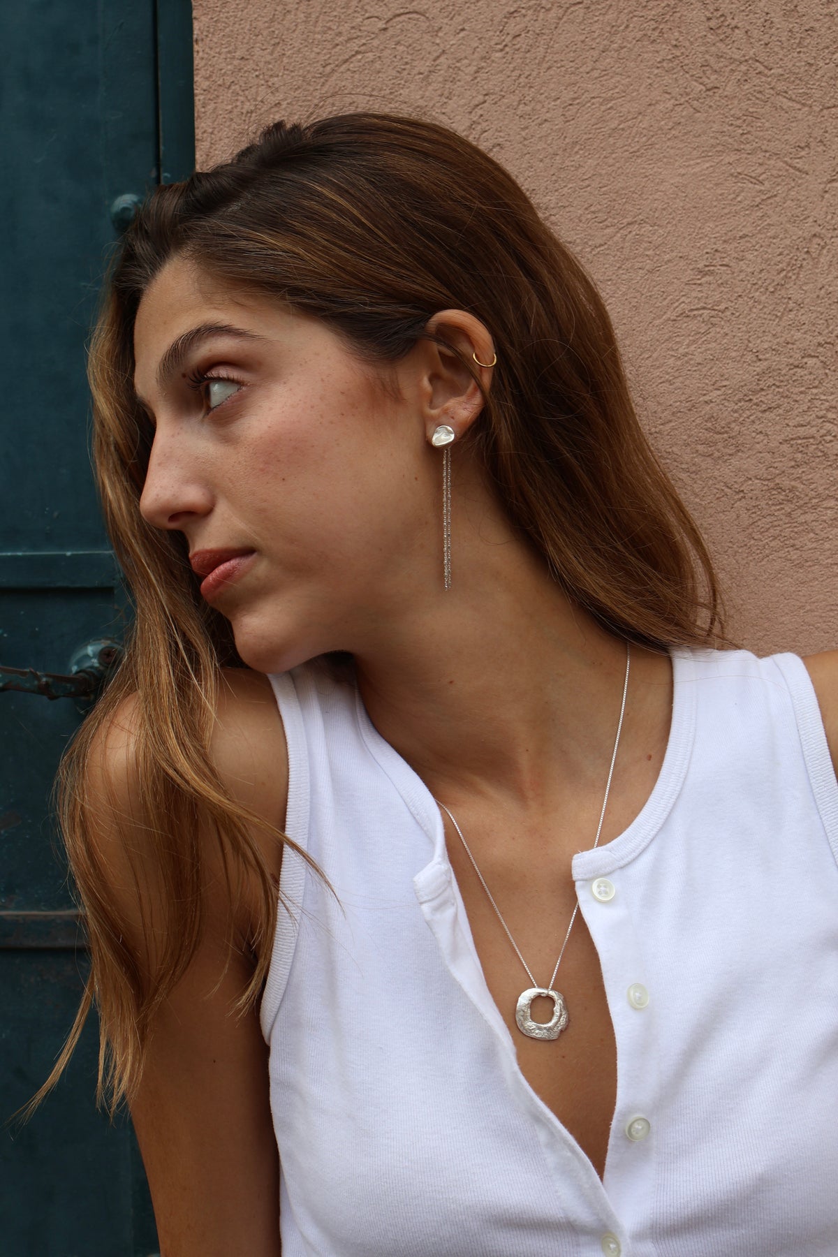 LUNA SILVER EARRINGS
